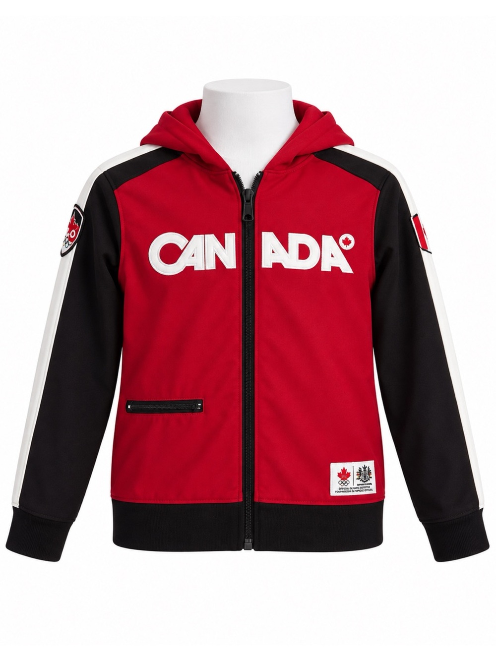 Size 14/16 Hudson’s Bay Co. Boys Canada Olympic Hooded Jacket Collectible